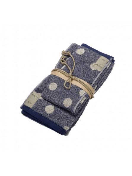 FAZZINI SET SPUGNE POIS blue