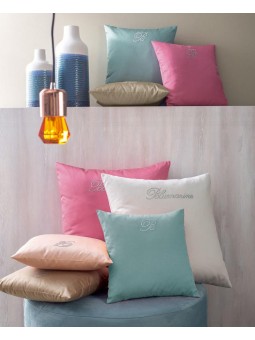 Blumarine CUSCINO NOTE BLU 42X42Made with Crystalsfrom Swarovski ®